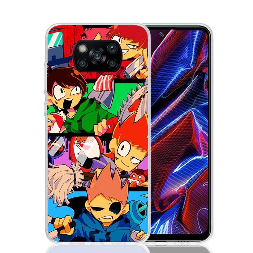 Anime Cartoon Eddsworld Phone Case For Xiaomi Poco F7 Ultra X7 X6 Pro X5 Redmi 15 15C 13 13C 12 12C 10 10A 10C 9 9A 9C 9T Shell