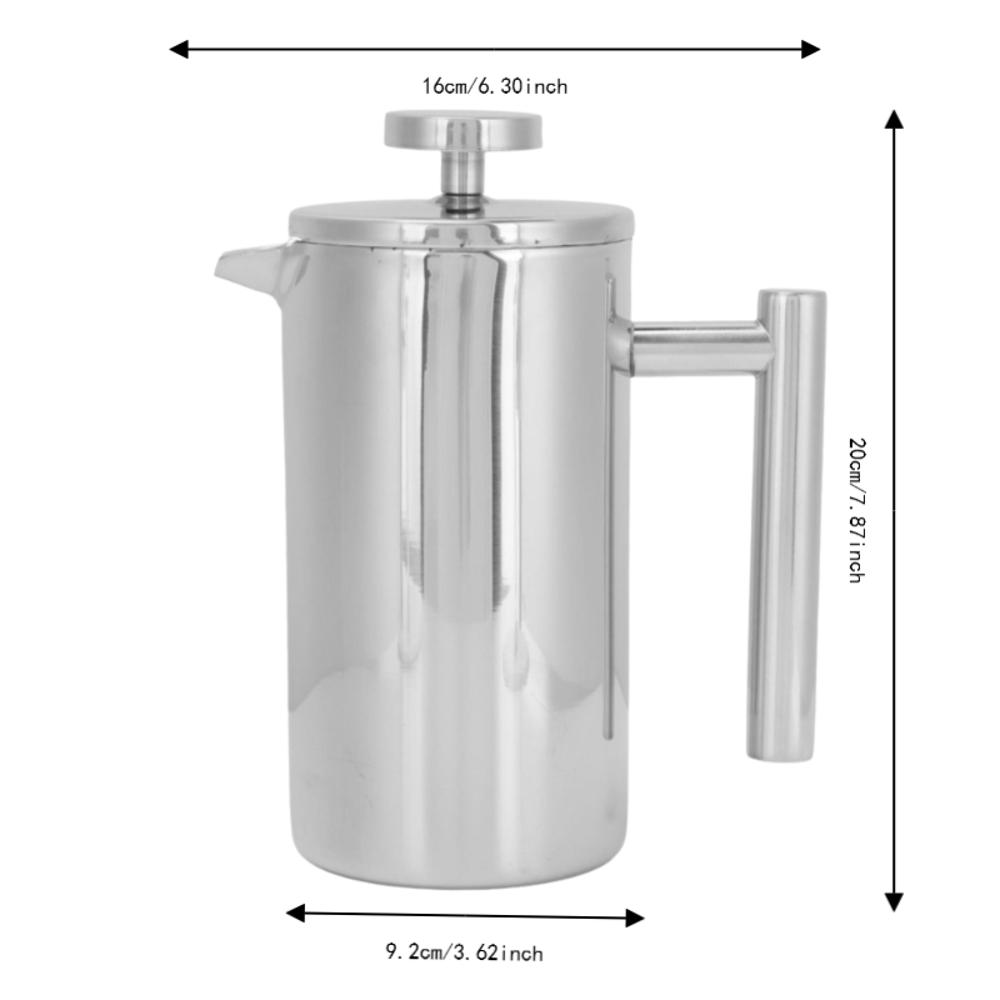 27oz French Press Coffee Maker 304 Stainless Steel Double Wall Coffee Press  Office Coffee
