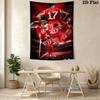CR7 Career Milestone Tapestry, Multi Club Badge Ronaldo Stats Display Soccer Wall Art Decor
