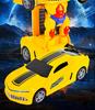 Kids' Electric Transforming Robot Car with Lights & Sound
