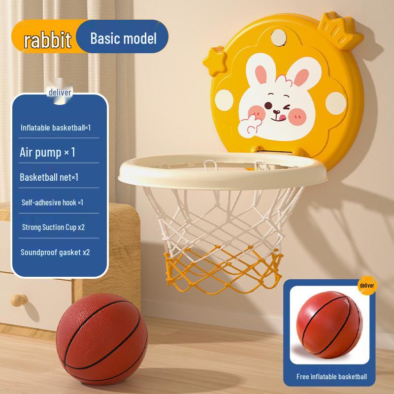 Foldable Indoor Basketball Hoop Toy for Kids - Scoring and Storage