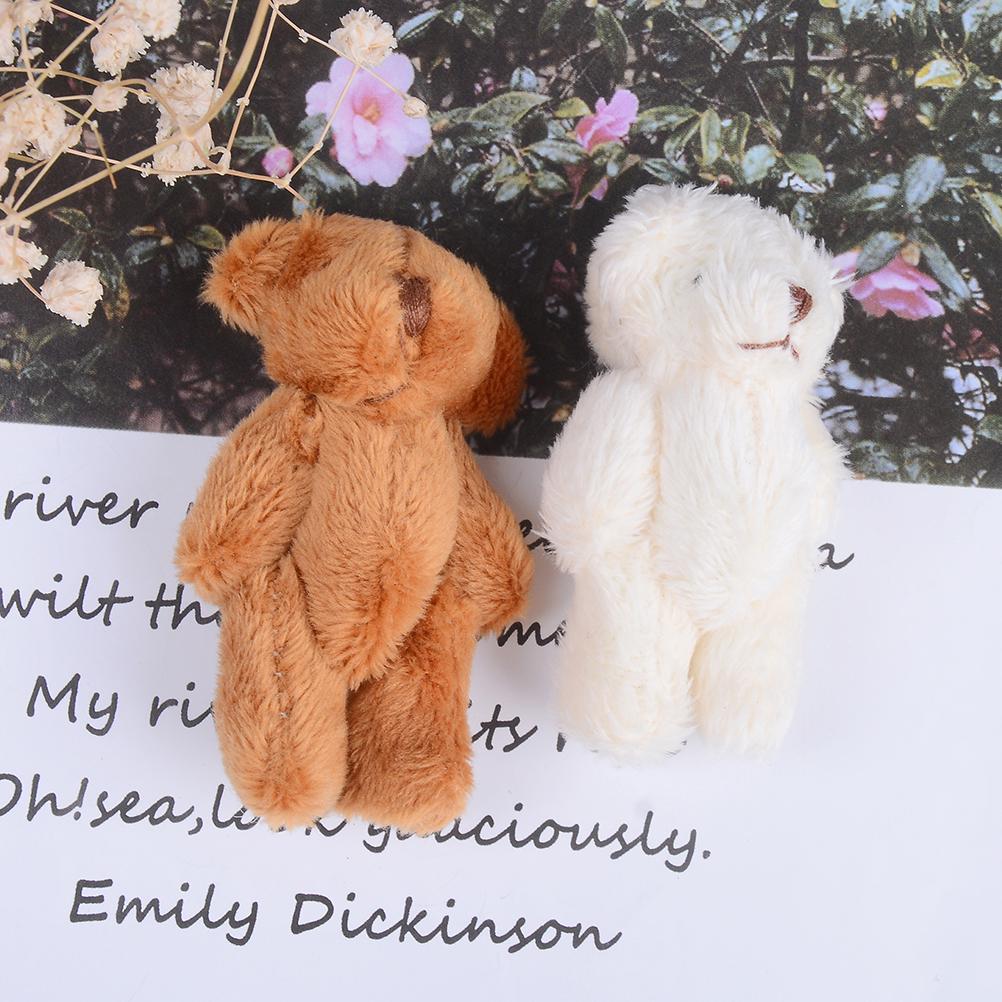 Mini 6 Cm Fluffy Bear Plush Stuffed Baby Toy Doll For Kids Candy Box Gifts Toy