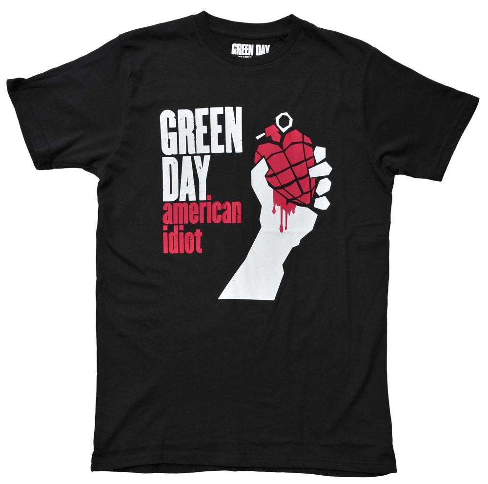 Official Green Day T Shirt American Idiot Licensed Album Art Black New S To 5XL M