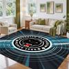 Penrith Panthers Design Crystal Velvet Rug Soft Decorative Mat for Bedroom Entrance