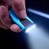 Mini COB Keychain Flashlight Emergency Flashlight Type-C Rechargeable 4 Modes Portable Pocket Light for Outdoor Camp P3U6