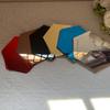 Sechseck Acryl 3D Spiegel Wandsticker Heimdeko DIY Selbstklebende Spiegelaufkleber Dekoaufkleber Kunst Wanddekoration Groß 6/12 Stück