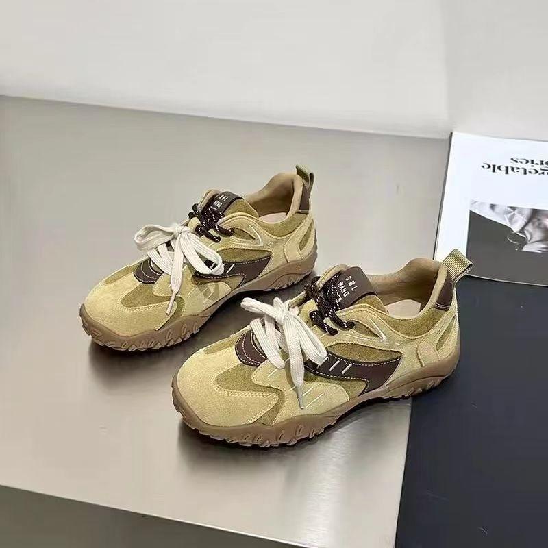 Retro-Sport Forrest Gump Schuhe Damen 2025 Herbst und Winter neu vielseitige Nische ins Samt warm Sport Freizeitschuhe