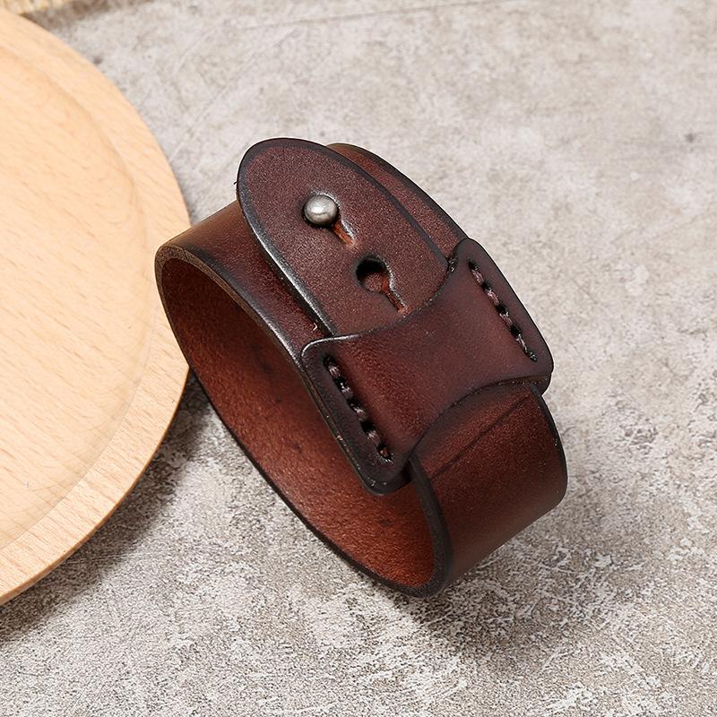 Nuovo Gioiello Europeo e Americano Retro Semplice Bracciale da Uomo Braccialetto