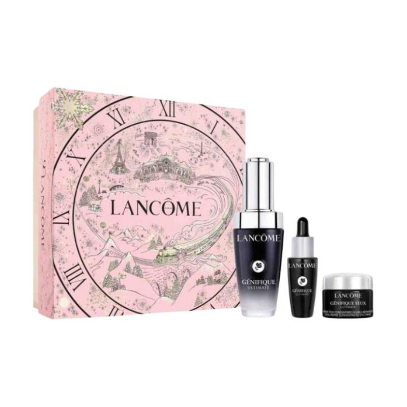 Lancôme Skin care set Super Repair Little Black Bottle Essence 30ml+Super Repair Little Black Bottle Essence 10ml+Super Repair Little Black Bottle Lum чёрный