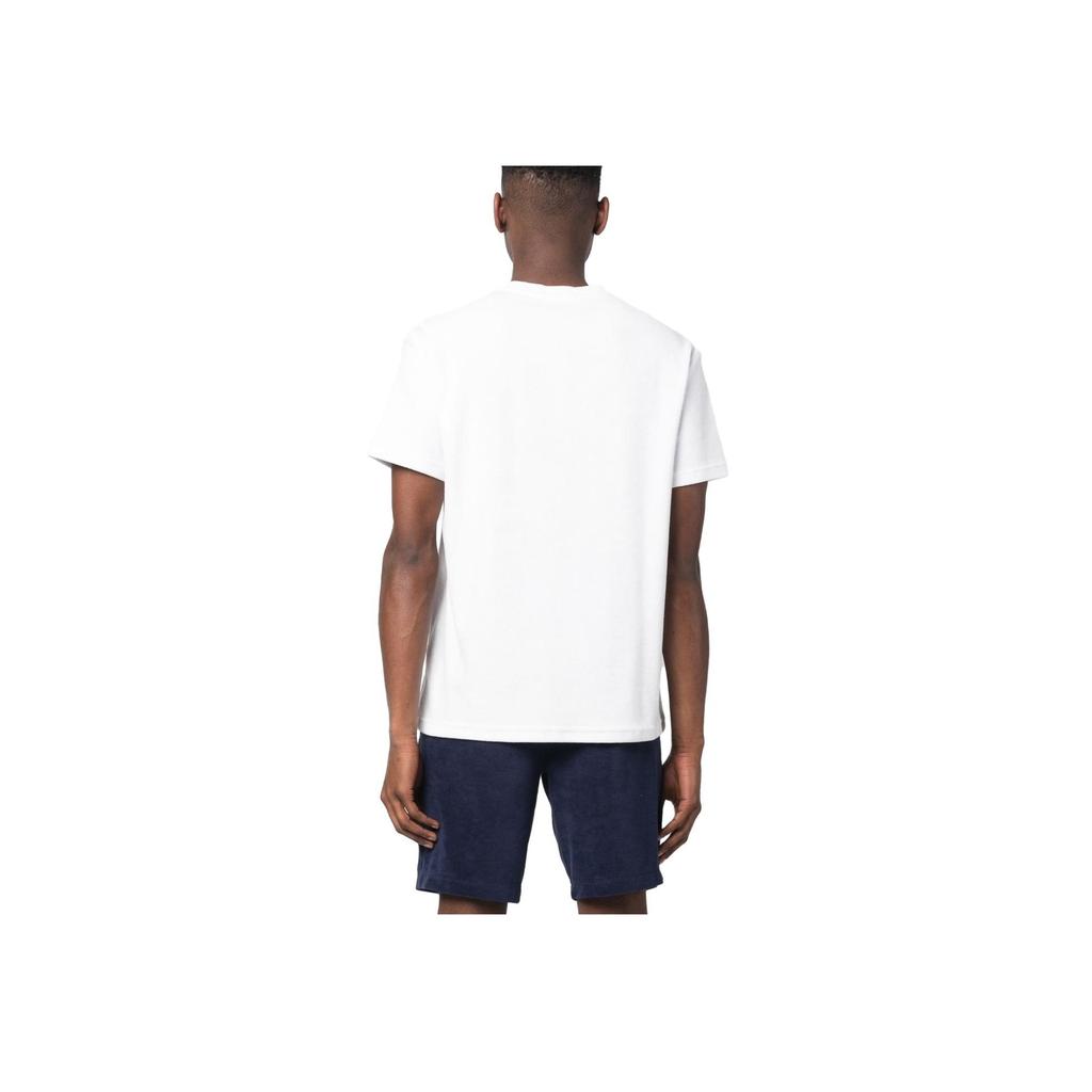 Polo Ralph Lauren SS23 Solid Color Casual Logo Embroidered Crew Neck Short Sleeve T-Shirt Men Tops White 710901045-001