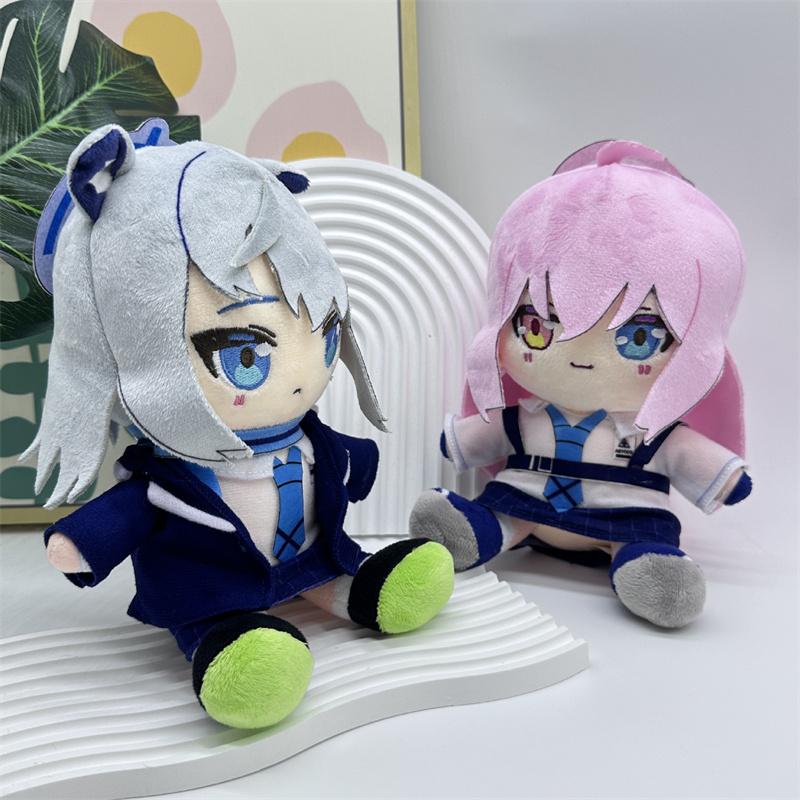 Blue Archive Plush Toy Sunaokami Shiroko Takanashi Hoshino Game Stuffed Doll Cartoon Soft Figurine Gift for Kids Fans Birthday