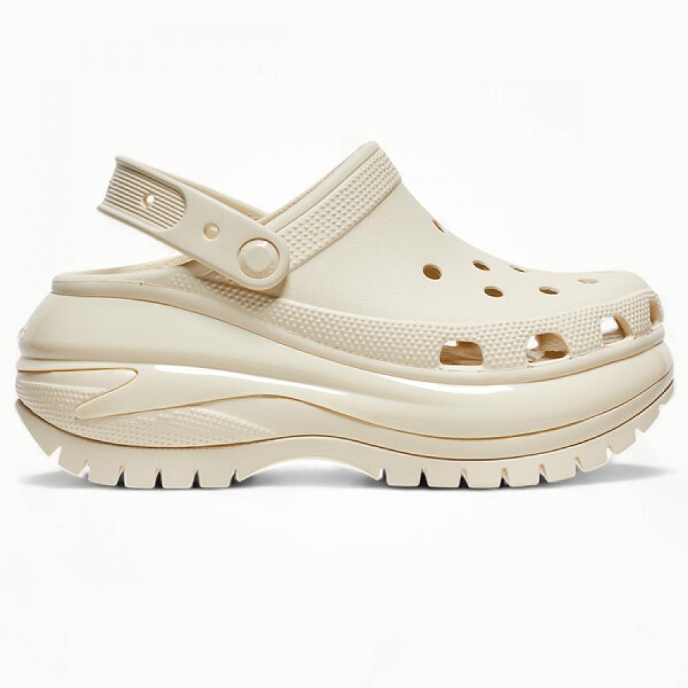 

Crocs Will Arrive Tomorrow Crocs 7cm Premium Mega Crush Clogs Bone 207988 seen/38