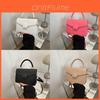 Sac Boîte Élégant en Cuir PU Petit Sac à Bandoulière Chic Urbain Moderne Pour Femmes 2023
