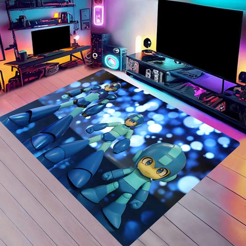 Stilvolle Europäische und Amerikanische Serie Wohnzimmer Roboter Spiel Teppich Matte M-Megaman Muster Teppiche Zeltmatten