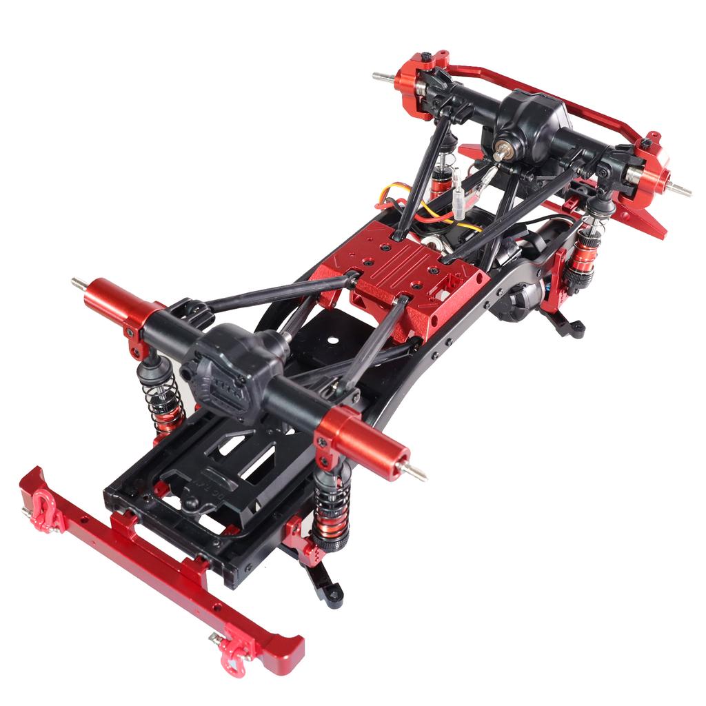 For MN 1/12 MN128 MN86S MN86 G500 RC Car Metal Medium Wave Box Bottom Plate Gearbox Frame Chassis