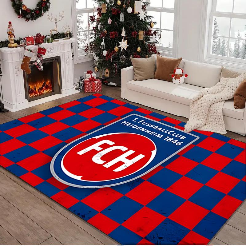 1 Stück Teppich Heidenheim Wappen Teppich, Stuhlmatte, Läufer für Büro Schlafzimmer Wohnzimmer Schlafzimmer, Fußmatten-Dekor Weihnachts-Fächer-Geschenke