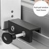 Sliding Security Window Lock with Key Adjustable Window Lock Security Window Stoppers for Patio Bedroom Home and Office