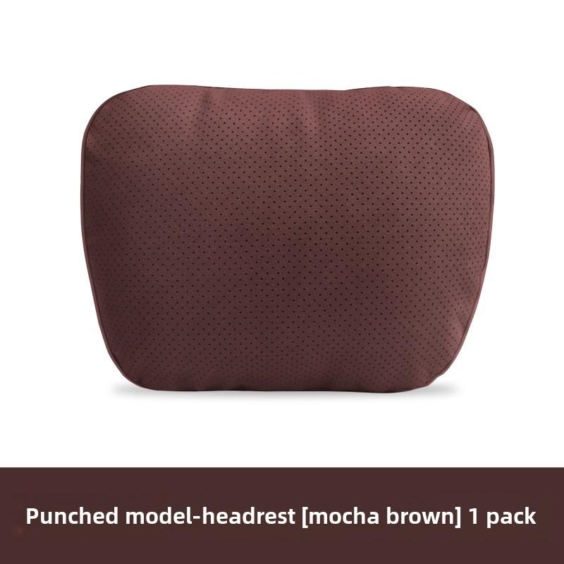 Car Perforated Breathable Headrest Flap Suitable for Mercedes-Benz S-Class Maybach Perforated Neck Pillow Neck Waist Waist