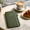 Pocket Planner 2027 Daily Notebook, Retro PU Leather Cover with Pen Weekly And Monthly Organizer Holder Planner, Compact for Business Travel Schedule