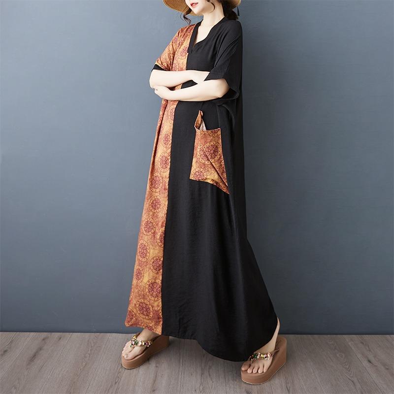 Women's Striped Short Sleeve Shirt Dress