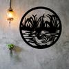 Elegant Duck Metal Wall Art Iron Sculpture Weather Resistant Outdoor Garden Patio Fence Decor Easter Thanksgiving Christmas Gift 1pc