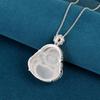 S925 Sterling Silver Maitreya Buddha Pendant Necklace - Laughing Buddha Collarbone Chain, Women's Versatile Chinese Style.