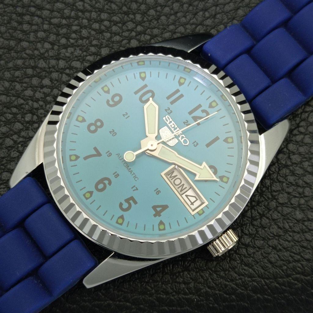 JAPAN VINTAGE REFURBISHED SEIKO 5 AUTOMATIC 6309A MENS WATCH a441631-1