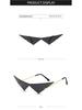 New Triangle Large Sunglasses European American Fashion Street Style Hip Hop