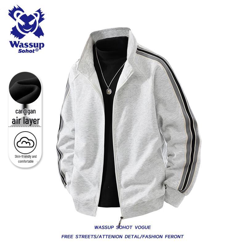 

Куртка мужская Wassup Sohot с воротником-стойкой на молнии XL