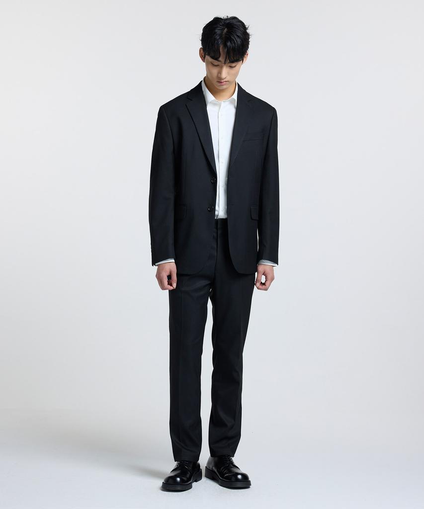 STCO Haus Unstructured Jacket Black (Basic Fit)_Csjuc01Hsb