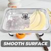 Steel Buffet Serving Tray for Holder Fruit Pans Dish Chafing Server Kitchen Food Rack Dishes