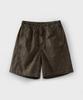 Yunionbeullu Anchor Panel Shorts [Dyed Brown]
