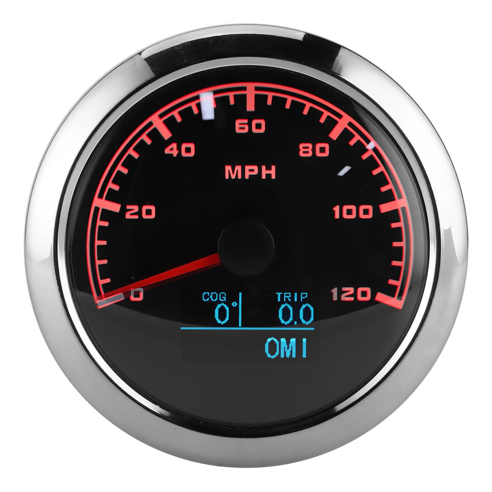 

85mm GPS Speedometer Dash Odometer HD Dispaly for Boat Yacht Motorcycle Car120MPH