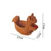 Cartoon Animal Shape Plastic Storage Basket Fruit Snacks Remote Controls Kitchen Decor