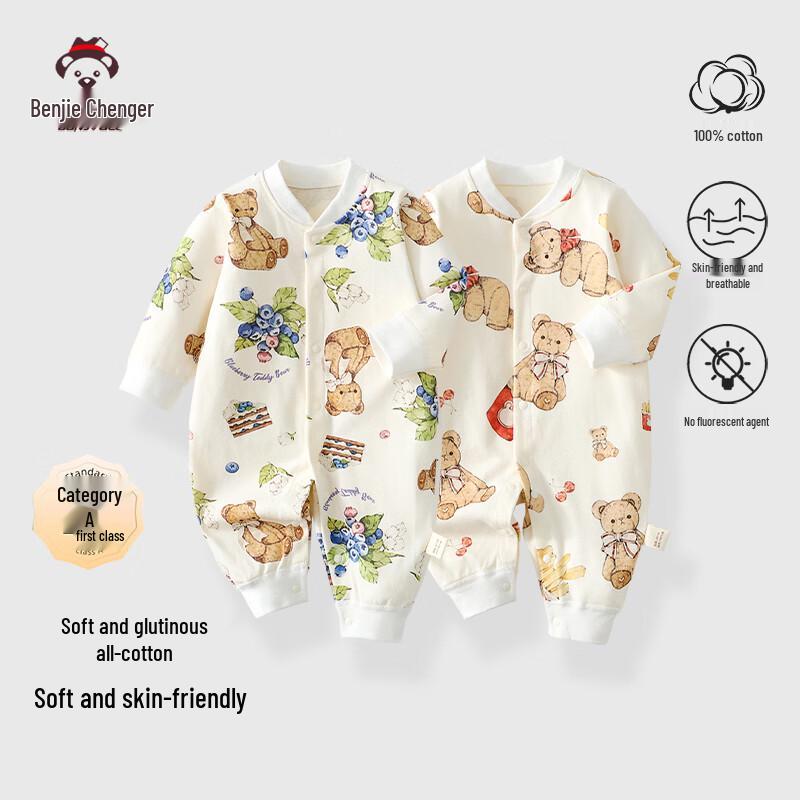 Benjiewell Baby Long-Sleeve Romper 66