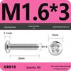4.8 Grade Galvanized Phillips Round Head Screw (M2-M8)