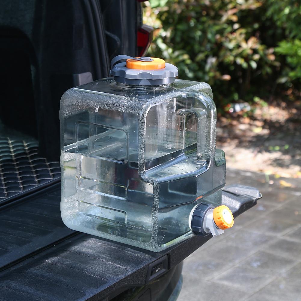 8L /12L /15L Camping Water Jug with Spigot Water Container Emergency Water Storage for Outdoor Hiking Camping Home Use