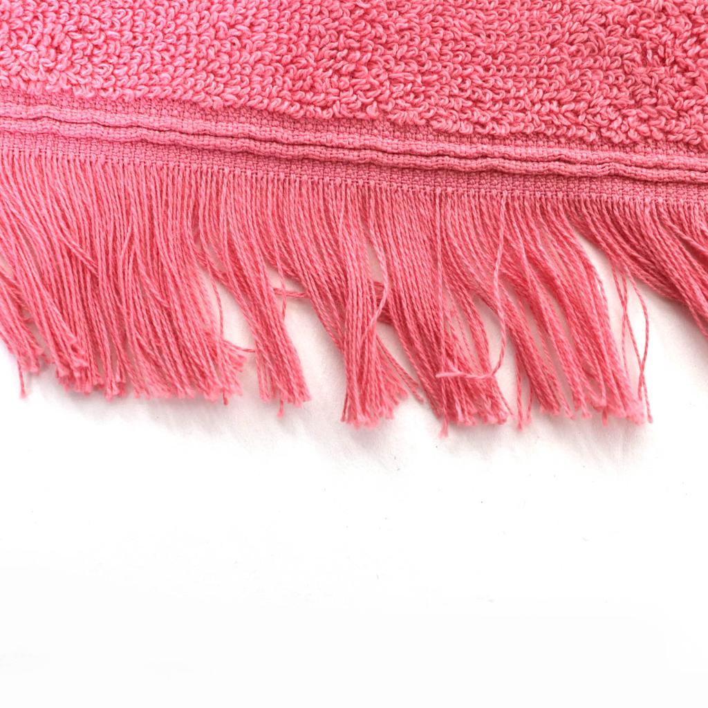 Pristine HERMES towel Yachting Tattoo/Dore Buckle PM Fringed beach towel cotton Used