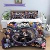 Death Note Pattern Bedding Quilt Set Quilt Cover Pillowcase Home Decoration Birthday Gift (1 * duvet cover + 2 * pillowcase, without core)