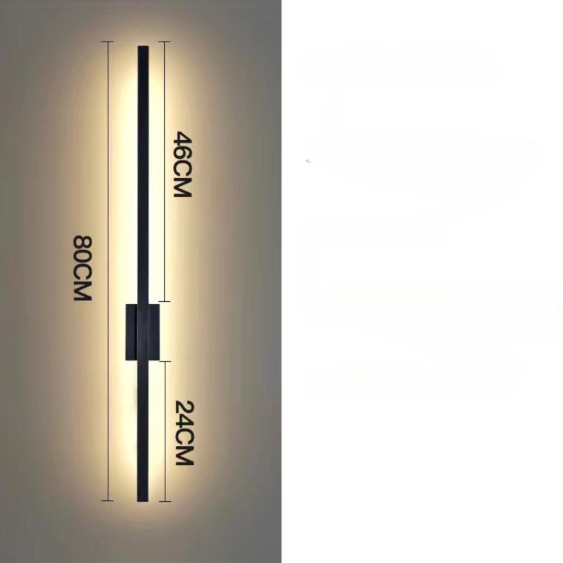 LED Bedroom Bedside Lamp Modern LED Strip Lamp Living Room TV Background Wall Lamp Aisle Lamp