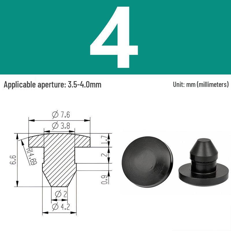 High-Temp Resistant Silicone Rubber Stopper with Card Slot Sealing Cap