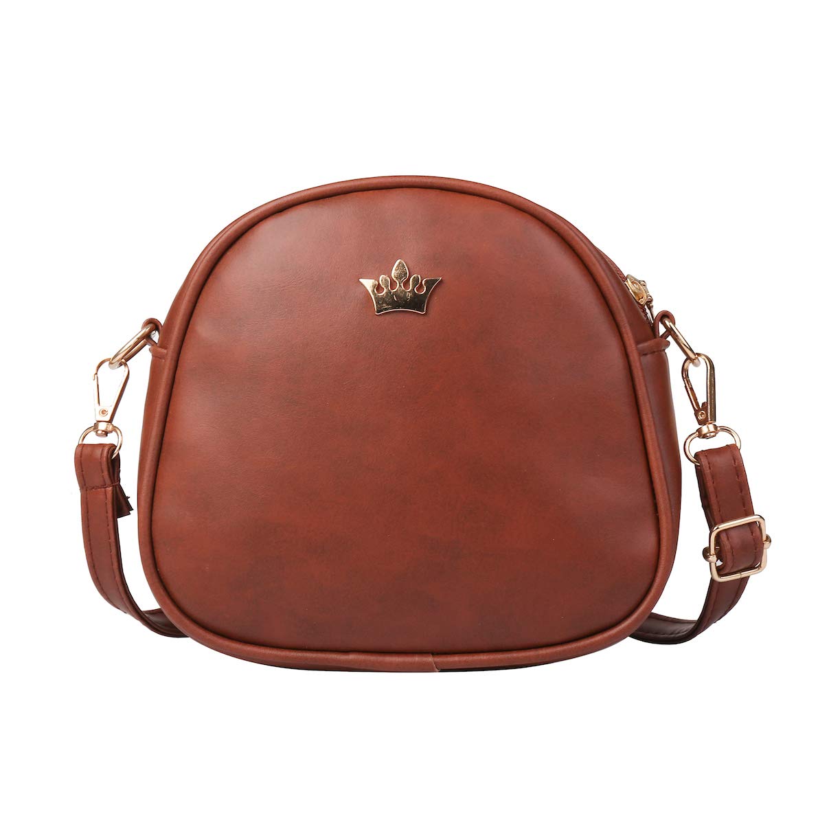 

Donalee Women s Small Leather Shoulder BagPochetteMini Pouch (Dark Brown)