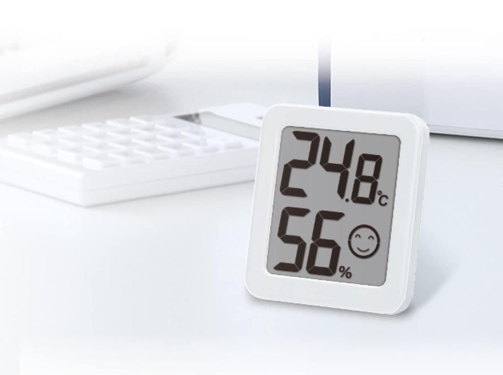 Shinwa Sokutei Digital Environmental Checker Mini White 73244 Thermo-Hygrometer