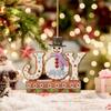 2D Christmas Decorations, Festive Car Ornaments, Acrylic Pendants, Car Interior Accessories, Backpack Pendants