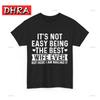 It's Not Easy Being The Best Wife Ever Funny Wife Woman T-Shirt Chic Warm Whimsical Kawaii Tee Witty Stylish Athletic Casual Tee