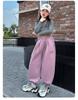 Girls' Autumn/Winter Casual Knit Joggers - Children's Sports Sweatpants 2026