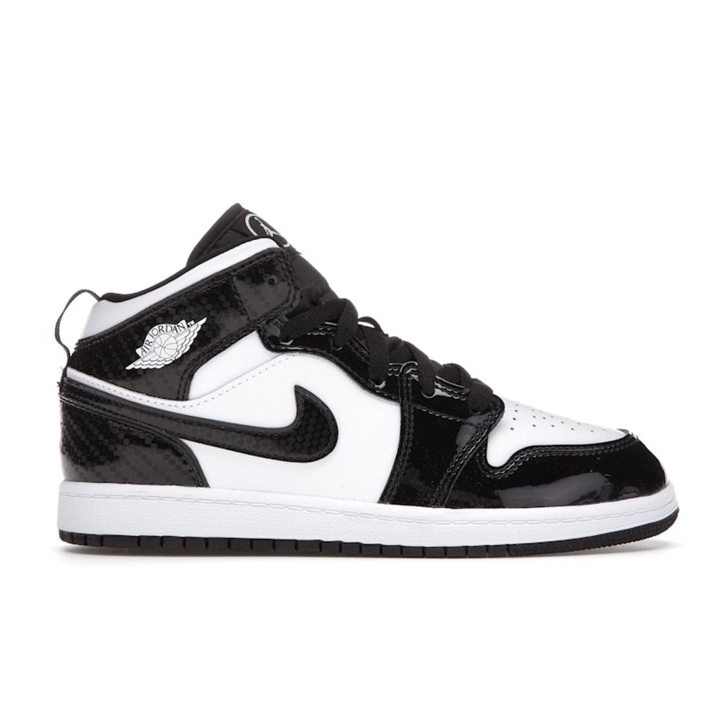 Air Jordan 1 Mid SE PS All Star 2021 Kids Sneakers Black White DD2194-001
