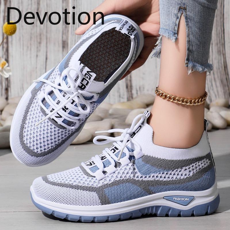 Fashion Website Breathable Sports Shoes Casual Loafers Soft Sole Lace-up Running Shoes Devotion