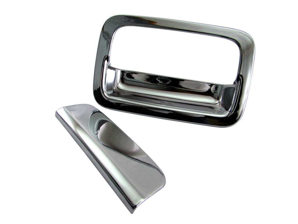 BRIGHTZ JC74W JC74W Plated Rear Gate Door Handle Cover Knob Dish Set [REA-DHC-025] JC74W Nomad JC 74
