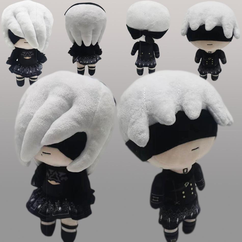 23CM NieR:Automata SQUARE ENIX Anime 2B 9S Anime Game Movie Cartoon Toys Plush Toy Children Christmas Animal Cartoon Doll Gift